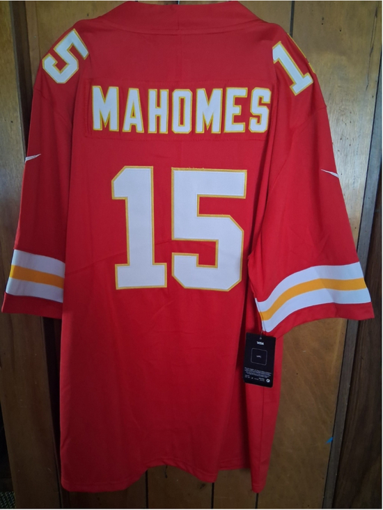 Nike Other - Mystery Sports Card With Patrick Mahomes Red Kansas City Chiefs XXL Jersey